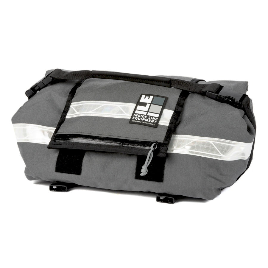 Porteur Rackbag - Waterproof Bike Bag - X-Pac Sailcloth &amp; Cordura - Front Rack Bicycle Bag - 42L Capacity - Handmade in USA