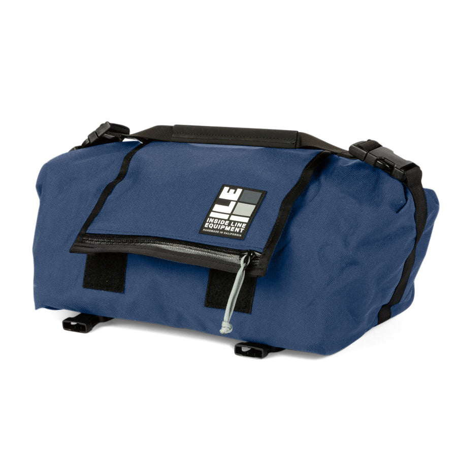 Porteur Rackbag - Waterproof Bike Bag - X-Pac Sailcloth &amp; Cordura - Front Rack Bicycle Bag - 42L Capacity - Handmade in USA