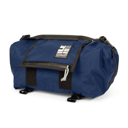 Porteur Rackbag - Waterproof Bike Bag - X-Pac Sailcloth &amp; Cordura - Front Rack Bicycle Bag - 42L Capacity - Handmade in USA
