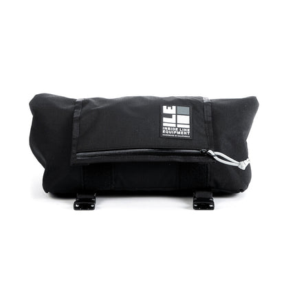 Porteur Rackbag - Waterproof Bike Bag - XPac, Waxed Canvas &amp; Cordura - Front Rack Bicycle Bag - 16L expands to 30L Capacity - Handmade in USA