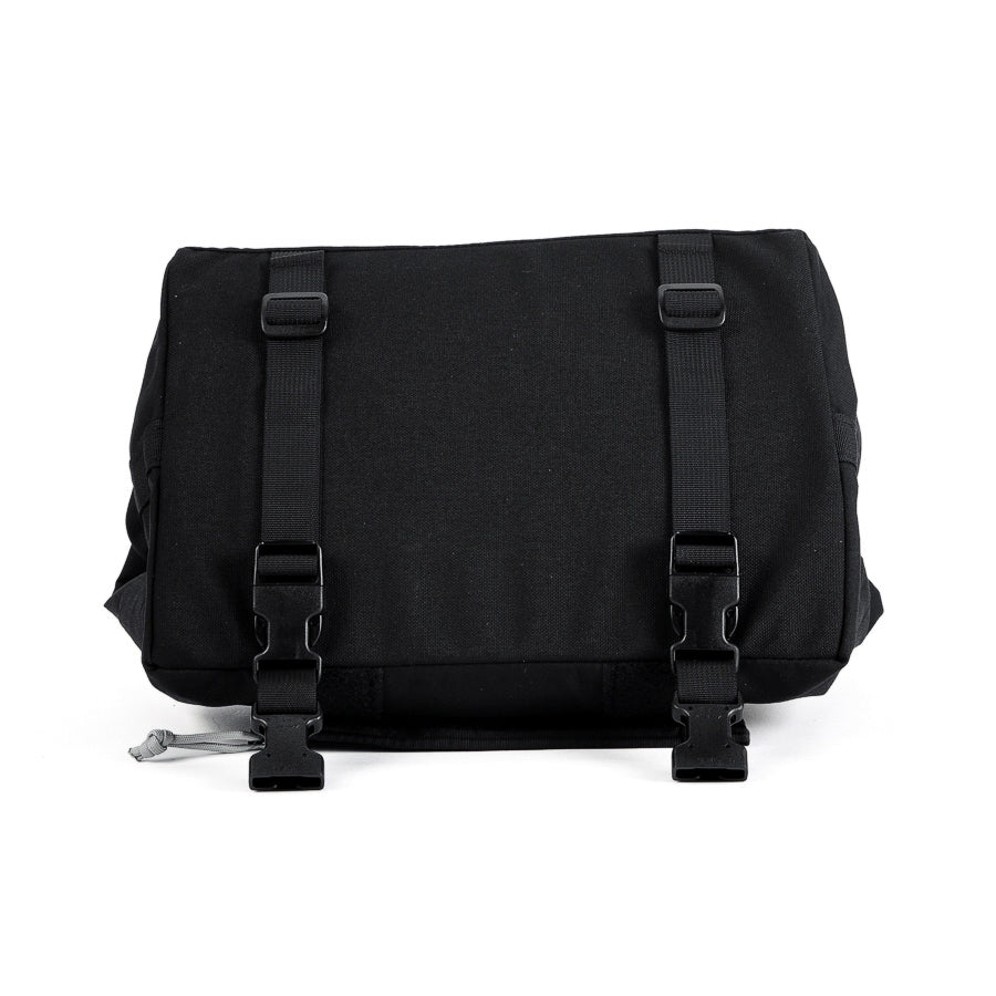 Porteur Rackbag - Waterproof Bike Bag - XPac, Waxed Canvas &amp; Cordura - Front Rack Bicycle Bag - 16L expands to 30L Capacity - Handmade in USA