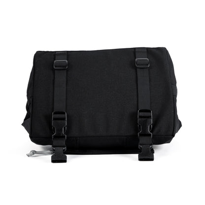 Porteur Rackbag - Waterproof Bike Bag - XPac, Waxed Canvas &amp; Cordura - Front Rack Bicycle Bag - 16L expands to 30L Capacity - Handmade in USA