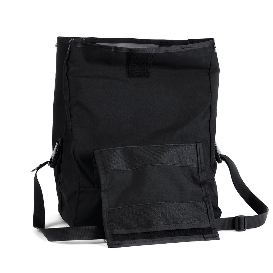 Porteur Rackbag - Waterproof Bike Bag - XPac, Waxed Canvas &amp; Cordura - Front Rack Bicycle Bag - 16L expands to 30L Capacity - Handmade in USA