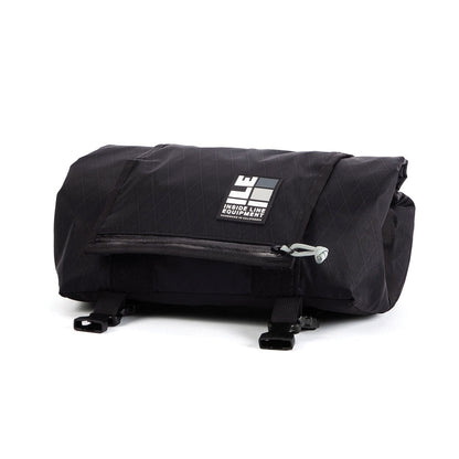 Porteur Rackbag - Waterproof Bike Bag - XPac, Waxed Canvas &amp; Cordura - Front Rack Bicycle Bag - 16L expands to 30L Capacity - Handmade in USA