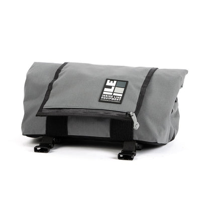 Porteur Rackbag - Waterproof Bike Bag - XPac, Waxed Canvas &amp; Cordura - Front Rack Bicycle Bag - 16L expands to 30L Capacity - Handmade in USA