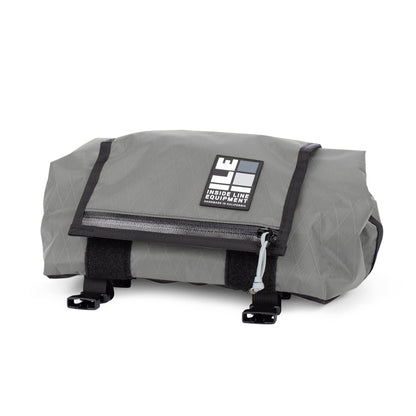 Porteur Rackbag - Waterproof Bike Bag - XPac, Waxed Canvas &amp; Cordura - Front Rack Bicycle Bag - 16L expands to 30L Capacity - Handmade in USA