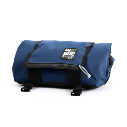 Porteur Rackbag - Waterproof Bike Bag - XPac, Waxed Canvas &amp; Cordura - Front Rack Bicycle Bag - 16L expands to 30L Capacity - Handmade in USA