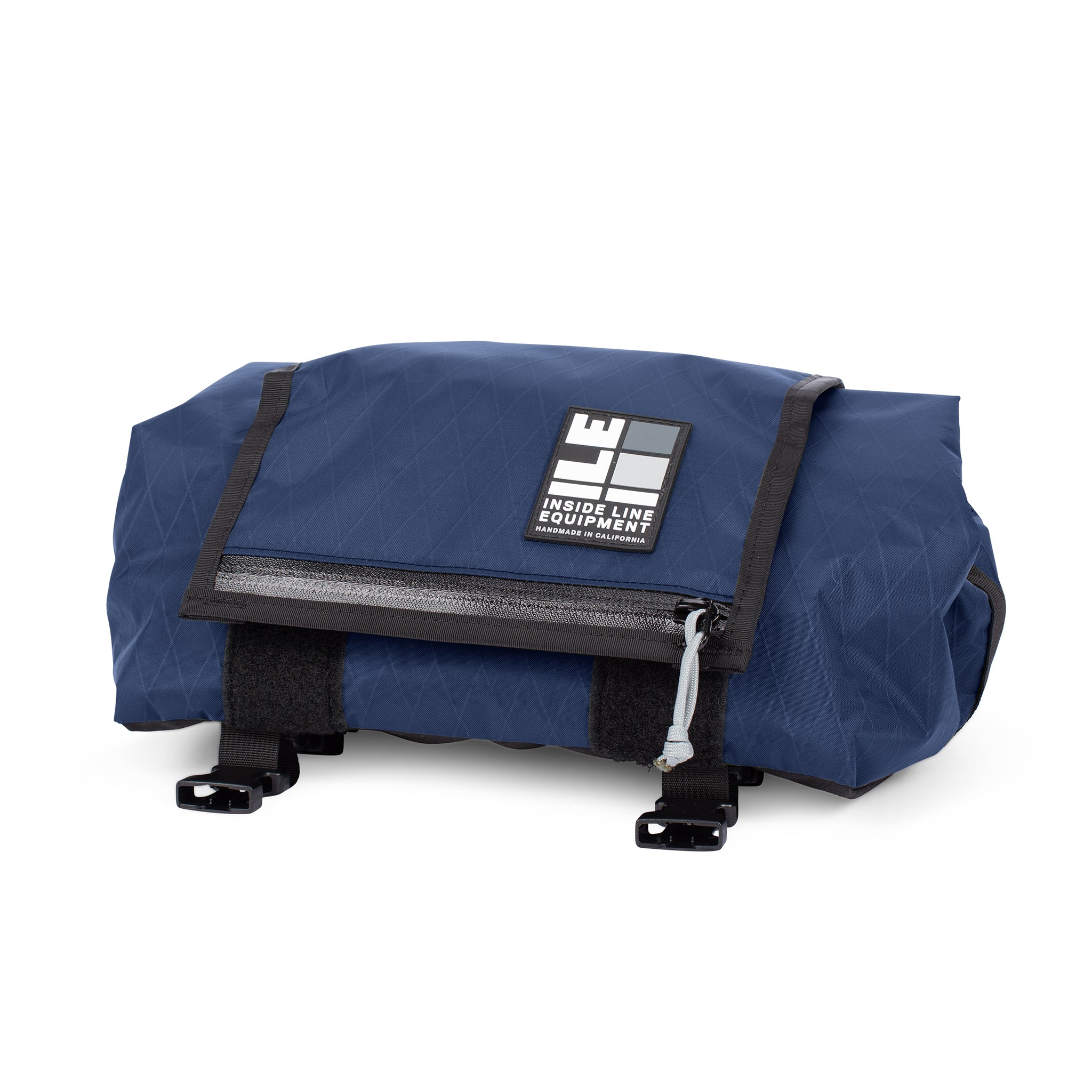 Porteur Rackbag - Waterproof Bike Bag - XPac, Waxed Canvas &amp; Cordura - Front Rack Bicycle Bag - 16L expands to 30L Capacity - Handmade in USA