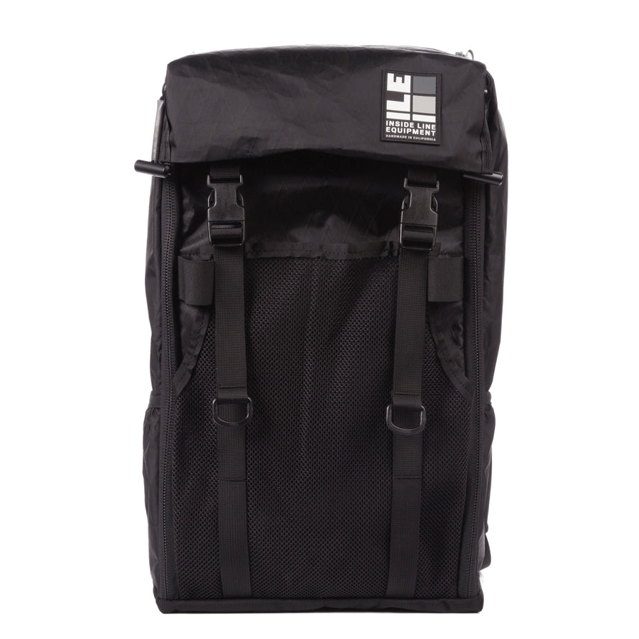  - Handmade Backpack - Commuter Cycling Bag - XPAC - Panel Loader - Helmet Pocket - Travel bag - Made in USA