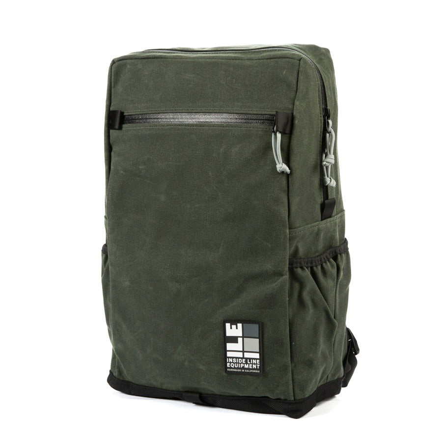 21L - Commuter Backpack - Water Resistant - top panel loader - VX21 XPac - Cordura - Handmade Backpack - Made in USA