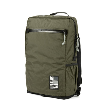 14L - Technical Backpack - Water Resistant - top panel loader - VX21 XPac - Cordura - Handmade Backpack - Made in USA - Weatherproof Backpack
