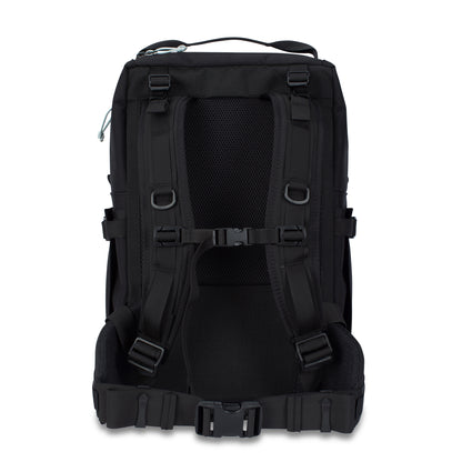 40L - Commuter Backpack - Water Resistant - Travel Backpack - hiking waist belt - Carry-on Bag - XPac - Cordura - Handmade Backpack - Made in USA
