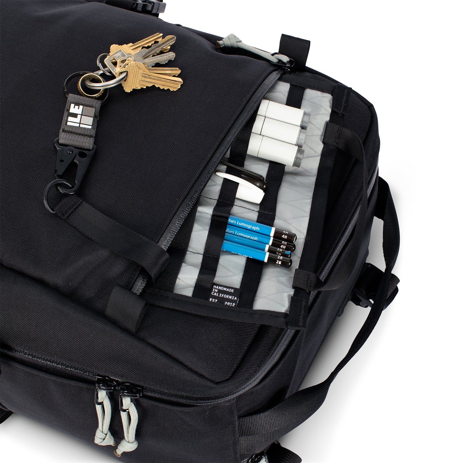 40L - Commuter Backpack - Water Resistant - Travel Backpack - hiking waist belt - Carry-on Bag - XPac - Cordura - Handmade Backpack - Made in USA
