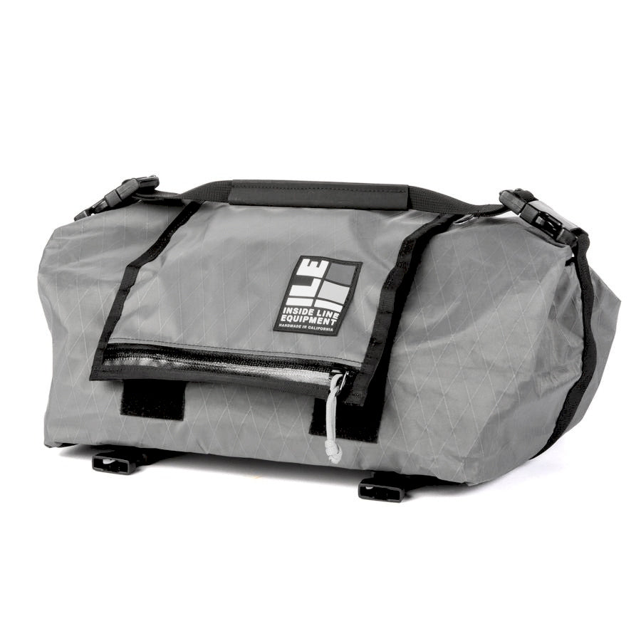 Porteur Rackbag - Waterproof Bike Bag - X-Pac Sailcloth &amp; Cordura - Front Rack Bicycle Bag - 42L Capacity - Handmade in USA