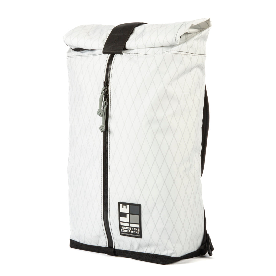 18L - Techinical Backpack - hiking day pack - XPAC - Water-resistant Roll-Top - hydration sleeve - waterproof YKK zipper - Made in USA - Lifetime Guarantee