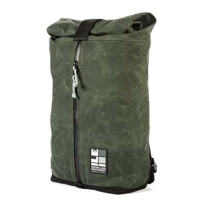 18L - Techinical Backpack - hiking day pack - XPAC - Water-resistant Roll-Top - hydration sleeve - waterproof YKK zipper - Made in USA - Lifetime Guarantee