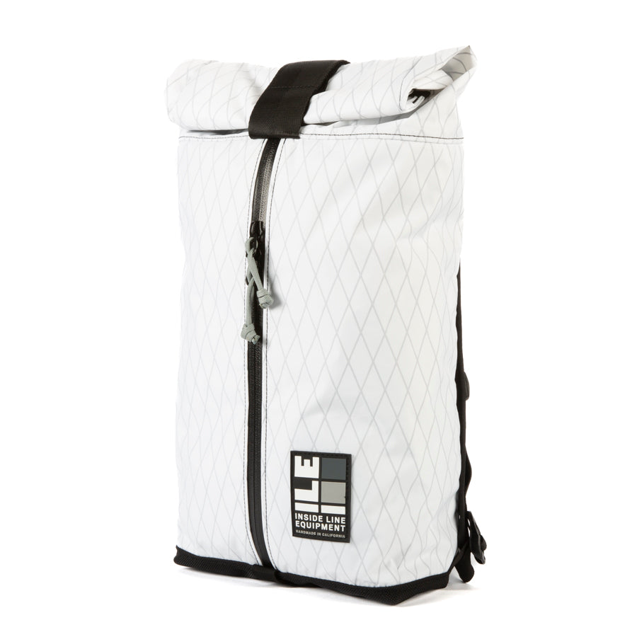 11L technical backpack - Lightweight Backpack - hiking day pack - XPAC - Water-resistant Roll-Top - hydration sleeve - waterproof YKK zipper - Made in California
