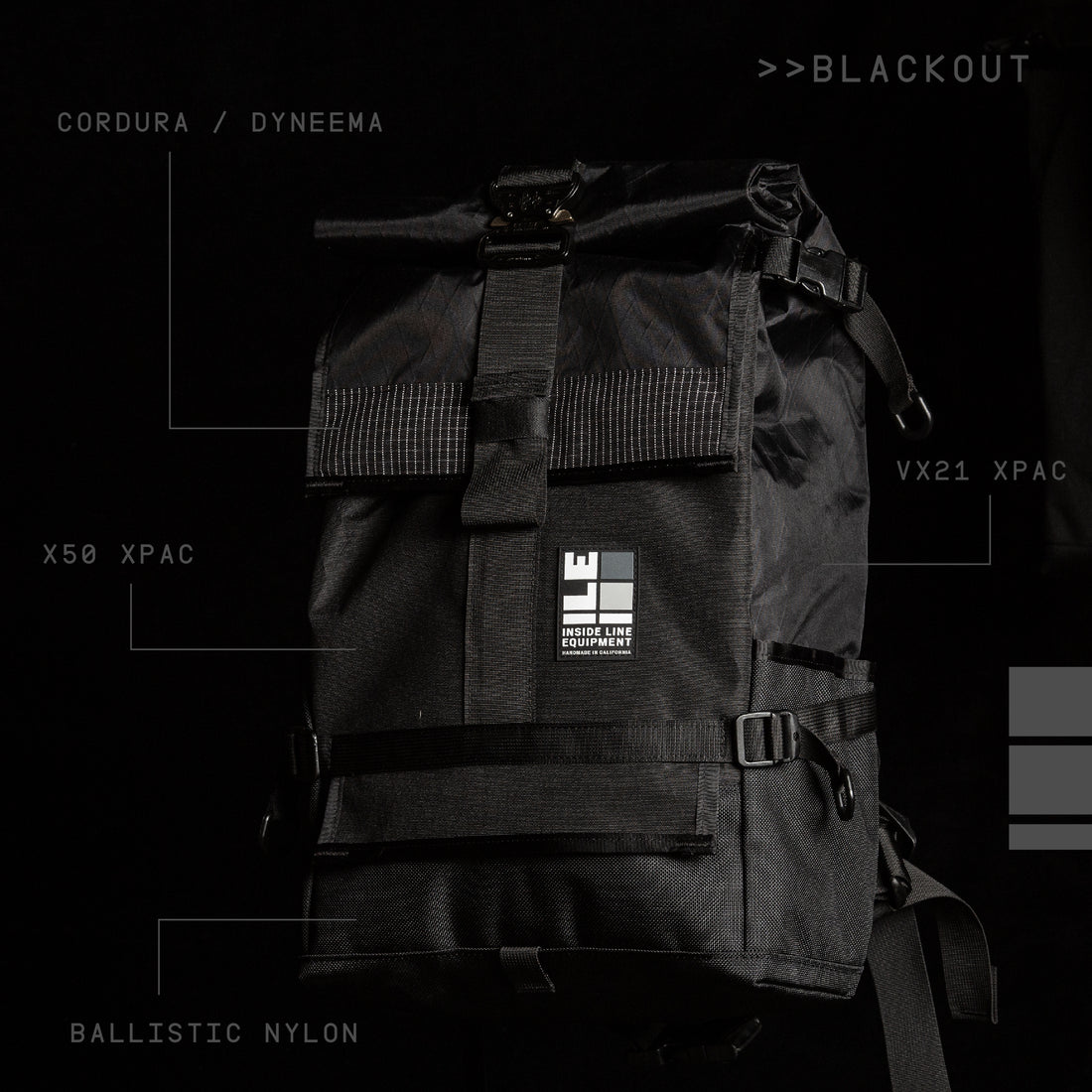  - Handmade Backpack - Waterproof - X-Pac Sailcloth - Made in USA