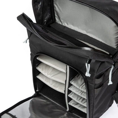  hiking camera backpack - YKK waterproof zippers - professional photographer bag - adjustable dividers - XPAC - made in USA