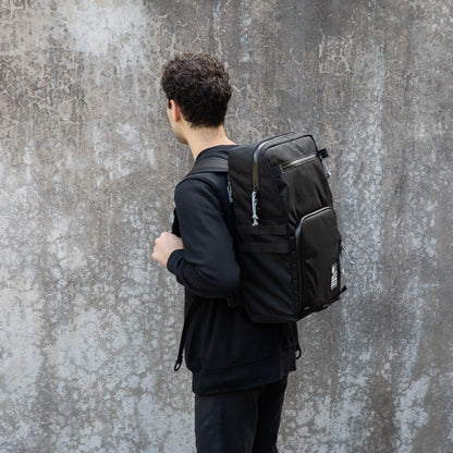 Black VX21 - Travel camera backpack - YKK waterproof zippers - professional photographer bag - adjustable dividers - SLR padded - laptop sleeve - XPAC - made in USA