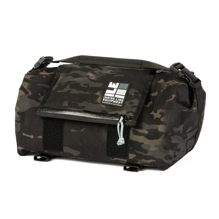 Porteur Rackbag - Waterproof Bike Bag - X-Pac Sailcloth &amp; Cordura - Front Rack Bicycle Bag - 42L Capacity - Handmade in USA