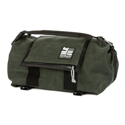 Porteur Rackbag - Waterproof Bike Bag - X-Pac Sailcloth &amp; Cordura - Front Rack Bicycle Bag - 42L Capacity - Handmade in USA