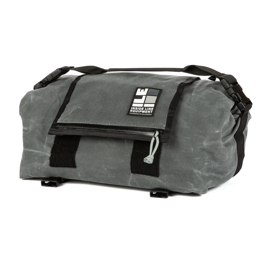 Porteur Rackbag - Waterproof Bike Bag - X-Pac Sailcloth &amp; Cordura - Front Rack Bicycle Bag - 42L Capacity - Handmade in USA