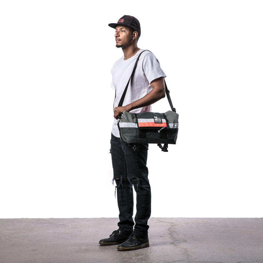 Porteur Rackbag - Waterproof Bike Bag - X-Pac Sailcloth &amp; Cordura - Front Rack Bicycle Bag - 42L Capacity - Handmade in USA