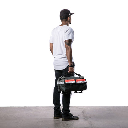 Porteur Rackbag - Waterproof Bike Bag - X-Pac Sailcloth &amp; Cordura - Front Rack Bicycle Bag - 42L Capacity - Handmade in USA