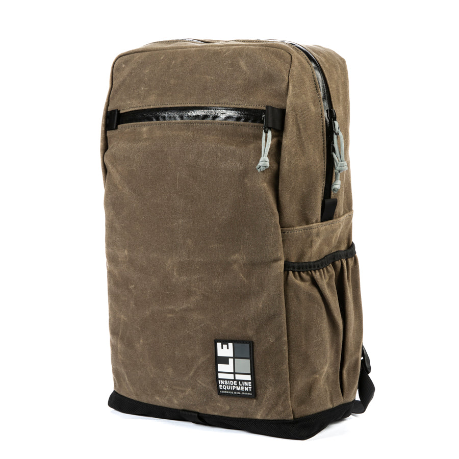 21L - Commuter Backpack - Water Resistant - top panel loader - VX21 XPac - Cordura - Handmade Backpack - Made in USA