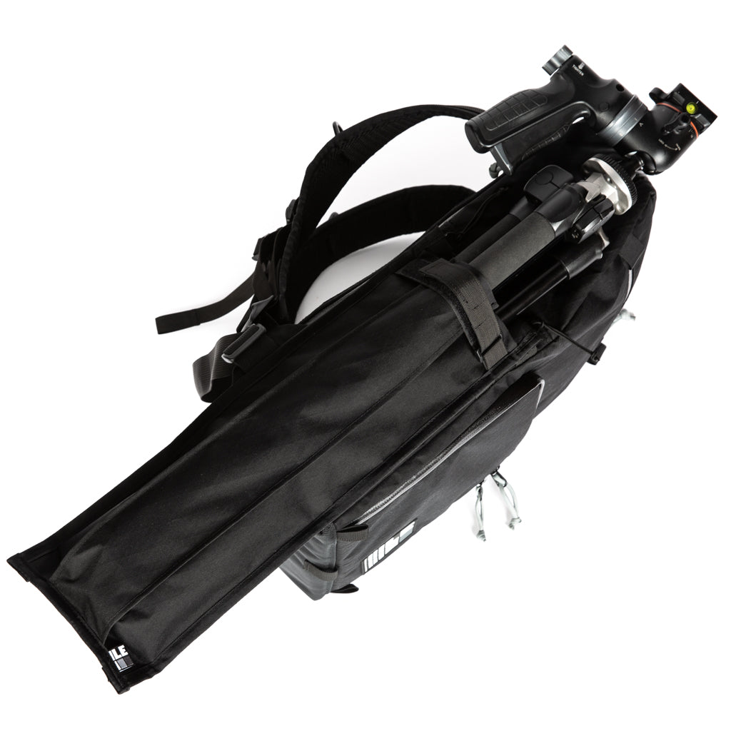 DETAIL - Cordura - weather resistant - tripod carrying case - MOLLE compatible, Manfrotto, photo gear, photography travel holster
